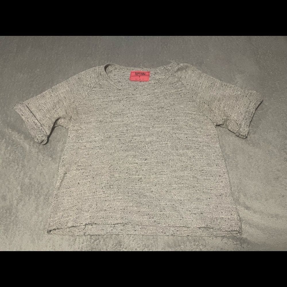𝅺NATION LTD by Jen Menchaca short sleeve thin knit size L good condition